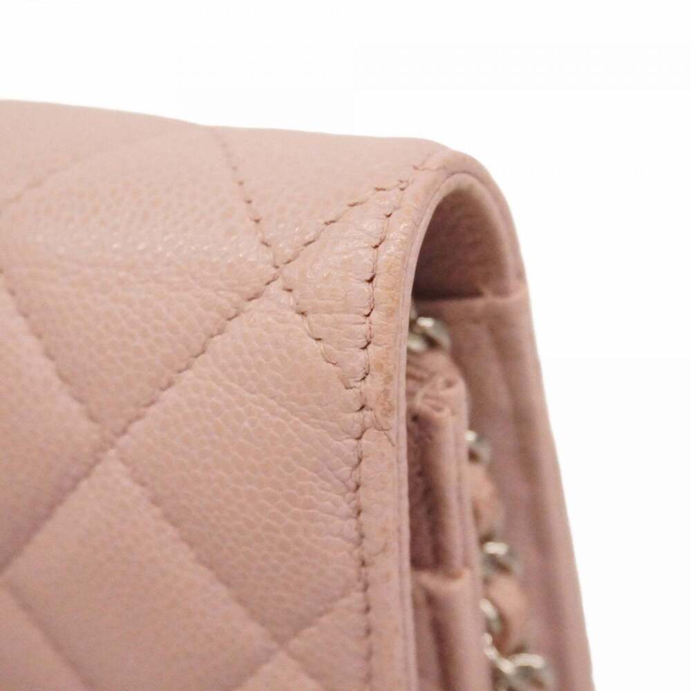 CHANEL Pink Caviar Leather Wallet - Picture 6 of 10